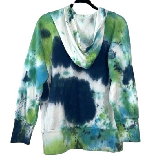 Tie-Dye Moda International Hooded Sweatshirt M - Picture 5 of 6